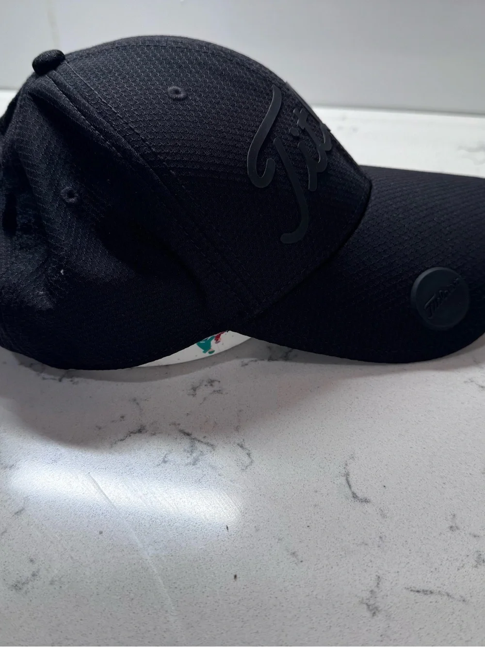 Titleist Black Players Performance Ball Marker Golf Hat - Picture 4 of 5